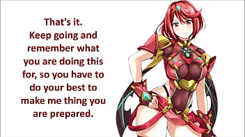 Pyra english tease show with joi