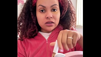 Get ready with me for a custom fart fetish video drinking milk and getting super gassy