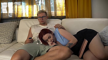 I creampied my step mom while she faked rest on couch