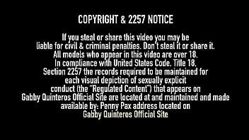 Gabby quinteros was throat fucked & facialized during pov clip