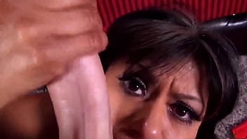 Gabby quinteros was throat fucked & facialized during pov clip