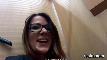 Attractive czech kitten was teased in the mall and screwed in pov