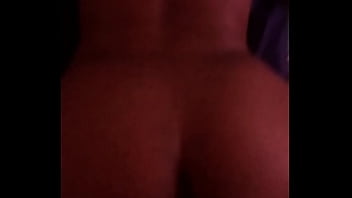 Slim caramel wit a phat ass takes long strokes while cumming