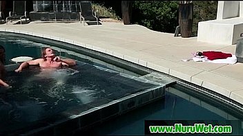 Japanese busty masseuse gives oral blowjob and nuru massage 04