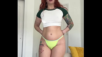 Veggiebabyy tries on g string and thongs available for sale tiktok style