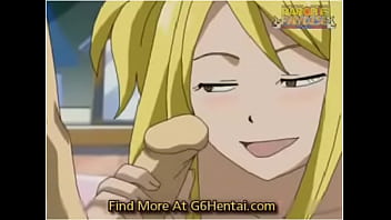 Fairy tail lucy has fun with cock