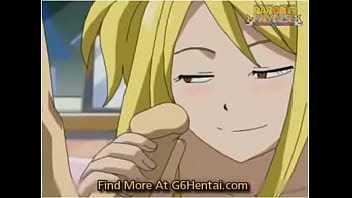 Fairy tail lucy has fun with cock