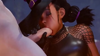 Lily hawk salió en noche de halloween a recolectar dulces pero termino dándote una mamada