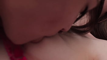 Sweet lesbian titty worship fetish