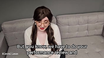 A heavy cum facial from my boss secretary kimmi episode 2