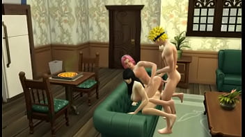 наруто трахает сакура хината