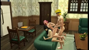 наруто трахает сакура хината