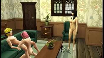 наруто трахает сакура хината