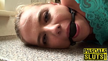 Ivey passion has her mouth gagged shut