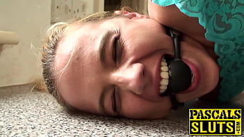 Ivey passion has her mouth gagged shut