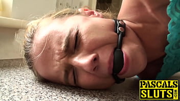 Ivey passion has her mouth gagged shut