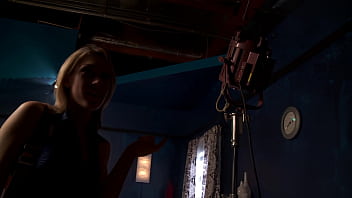 Blonde starlet lily labeau spreads her legs and fucks on the couch