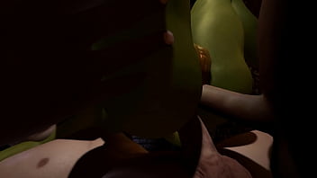 Goblin girl double penetration