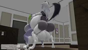 Roxanne y loona tienen sexo futanari