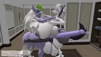 Roxanne y loona tienen sexo futanari