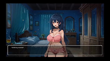 Bluring The Walls Romance Hentai Game Ep5 Couple French Kissing After Confessing Naughty Fantasies thumbnail