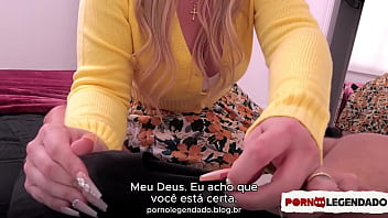 Legendado enteado bateu punheta proibido mas foi pego flagrado por sua madrasta