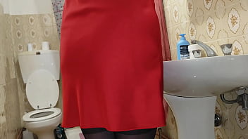 Don't cum inside pussy don't get me pregnant please hot stepmom fucked in the bathroom