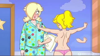 Rosalina and princess peach futanari sex