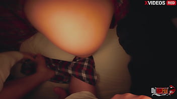 Pajama meeting with stepmom in bed ended in sex