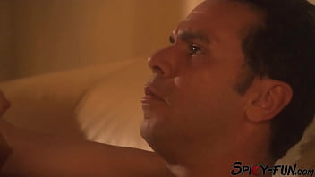 Redhead amateur gets the cum on her pussy