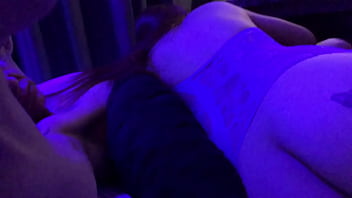 Redfantasies long night long bj on a slutty blue net outfit