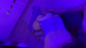 Redfantasies long night long bj on a slutty blue net outfit