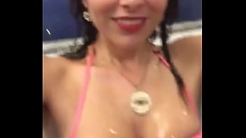 Creamy pussy boucing tits big boobs