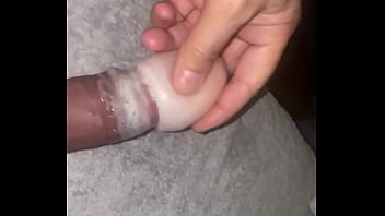 My frothy covered cock