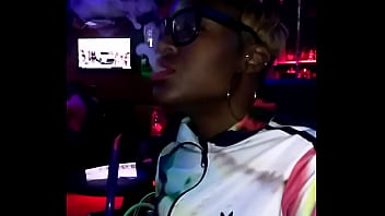 Black bitch smoking