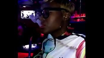 Black bitch smoking