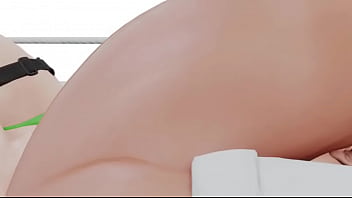 Street fighter chunli sits on cammy's face