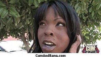 Black girl sucks many white cocks in redneck group 3