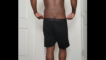 Good morning getting undressed to spread buttocks open