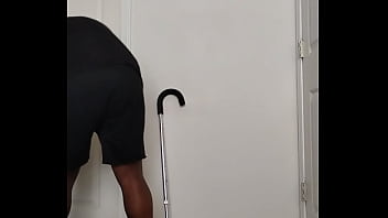 Good morning getting undressed to spread buttocks open