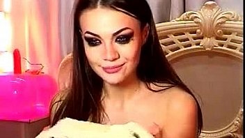 Sweet slutty brunette teen small tits on web