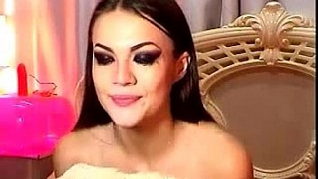 Sweet slutty brunette teen small tits on web