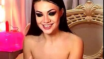 Sweet Slutty Brunette Teen Small Tits On Web thumbnail