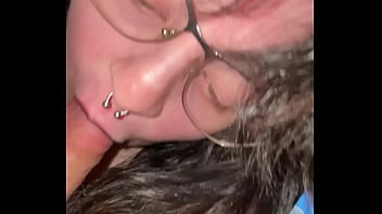 Chubby goth takes her mans cock