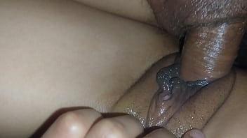 Thin girl arrives in her uniform with nothing on underneath and i can't resist