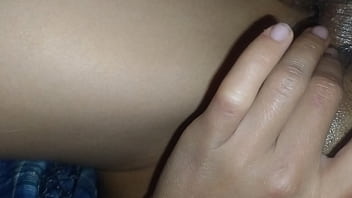 Thin girl arrives in her uniform with nothing on underneath and i can't resist