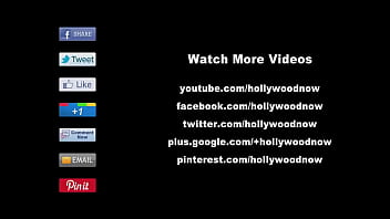 Hot blonde bimbo boasts big breasts