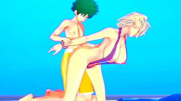 Deku sticks his dick in his best friend's mom my hero academia sex