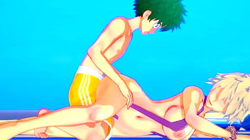 Deku sticks his dick in his best friend's mom my hero academia sex