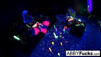 Hot babe fucks her milf friend